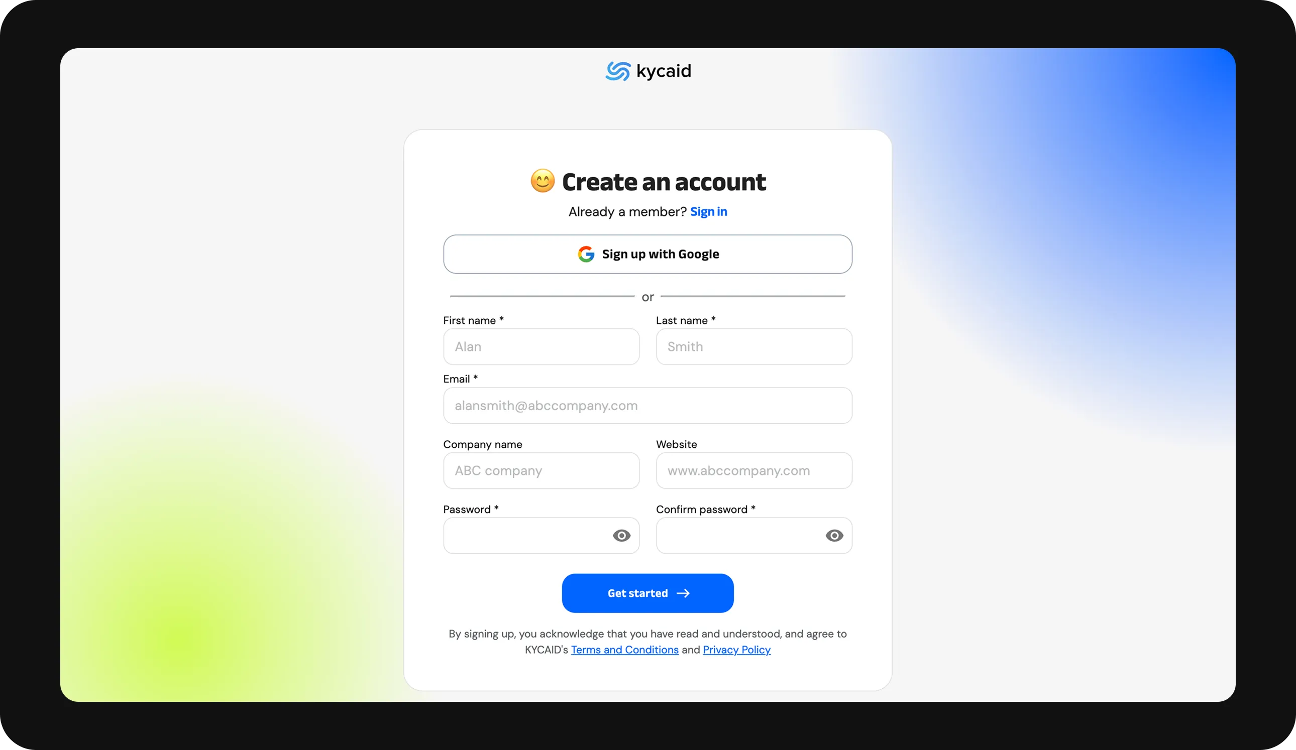 account-creation
